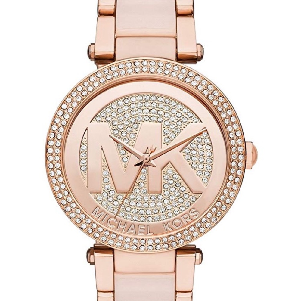 MICHAEL KORS Parker Rose Gold watch Brand New